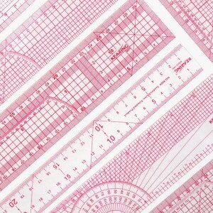 [키링] 패턴 그레이딩 자 방안자 15cm, 20cm, 30cm, 40cm ※ (개)