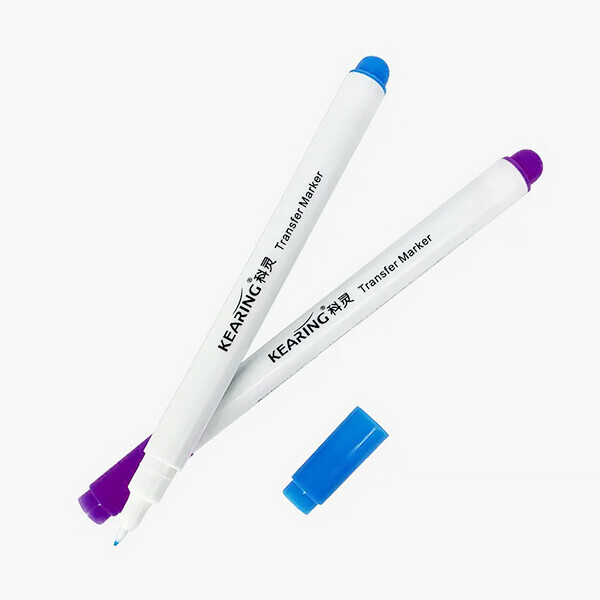 [키링] 전사펜 자수펜 0.8mm 도안펜 복사펜 수성펜 물에 지워지는 펜 ※