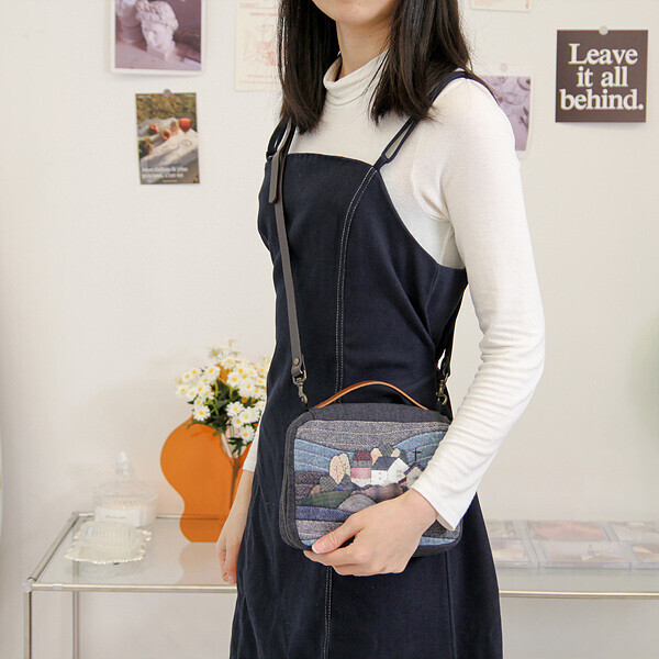 [퀼트 초보자용] 퀼트패키지 가방 - 푸르른언덕 시즌2 (성경책 가방)