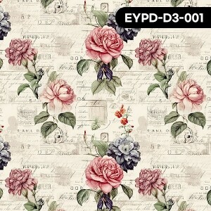 바이핸즈 DTP 옥스포드 빈티지 레터링 플라워 3YD - D3 (개)