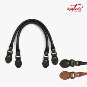 고급 민무늬 토트 가죽핸들(38cm) 22-3802 ※ (개)