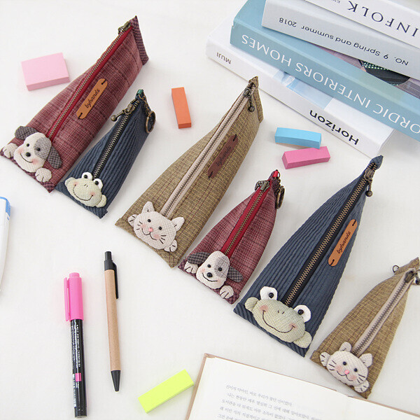 [바이핸즈] 퀼트패키지 소품 - 고양이 필통 & 강아지 케이스