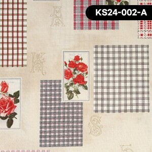 [유와] 고노 사나에 로즈카드 프린트원단 - KS24-002 (1/4yd)☆ (개)
