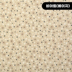 [코튼프린트] 퀼트천 꽃무늬 안감 프린트 면원단 - 비아트 ☆ (1/2Yd)