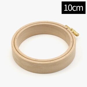 [너즈] 프리미엄 내츄럴 나무원형 수틀 - 10cm(폭2.4cm) 120-1 (개)