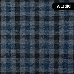 [바이핸즈] 워싱 선염체크 원단 - EY20036 ☆ (1/2Yd)