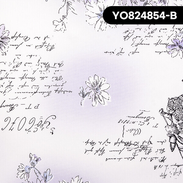 퀼트의시작은? 엔조이퀼트와 함께,[유와] 데이지 부케 앤 래빗 프린트원단 - YO824854 ☆