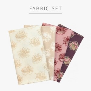 [원단패키지] 유와 고노 사나에 로즈바스켓 프린트 4종 - 45cm x 26cm JSH5462 (set)