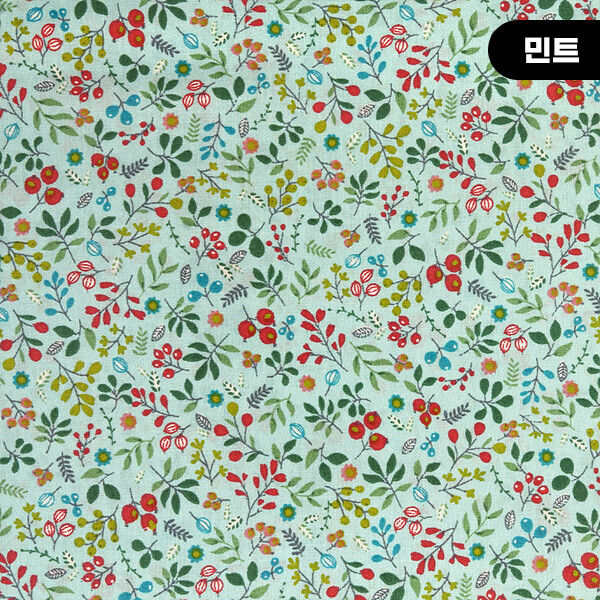 [수입원단] 대폭 면원단 후루츠랜드 코튼프린트원단 ☆