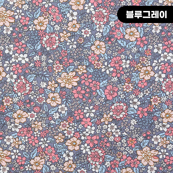 퀼트의시작은? 엔조이퀼트와 함께,[수입원단] 대폭 면원단 블룸 플라워가든 프린트원단 ☆