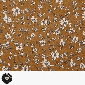 [수입원단] 대폭 면원단 포플린 플라워 프린트원단 ☆ (1/2Yd)