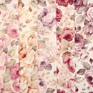[원단패키지] 퀼트게이트 일본 수입 퀼트천 의류 면원단3 5종 - 45x26cm JSH5387 (set)