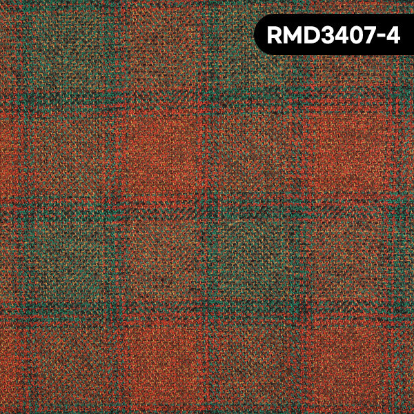 퀼트의시작은? 엔조이퀼트와 함께,[멀베리] 트위드 블록 체크 기모원단 - RMD3407