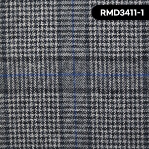 [멀베리] 트위드 브러쉬드 체크 기모원단 - RMD3411 (1/2Yd)