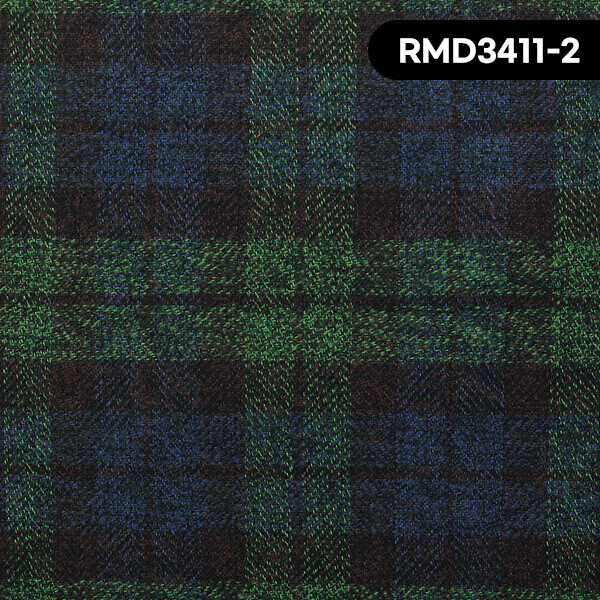 퀼트의시작은? 엔조이퀼트와 함께,[멀베리] 트위드 브러쉬드 체크 기모원단 - RMD3411