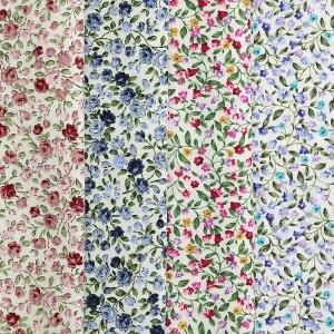 [원단패키지] 컨트리 플로랄 5354 셔팅 프린트 4종 - 45cm x 26cm JSH5354 (개)