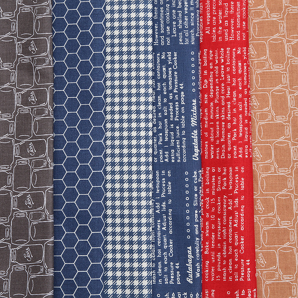 퀼트의시작은? 엔조이퀼트와 함께,[원단패키지] 라일리블레이크 4877 프린트 6종 - 45cm x 26cm USH4992