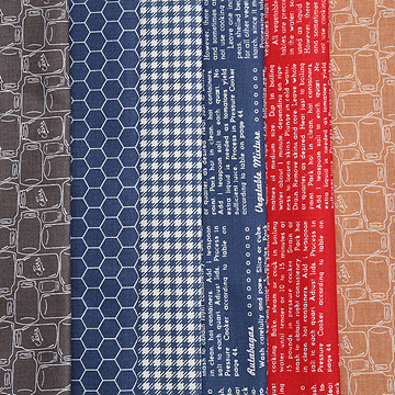 [원단패키지] 라일리블레이크 4877 프린트 6종 - 45cm x 26cm USH4992 (개)