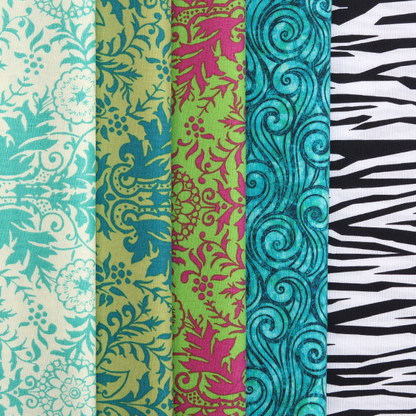 [원단패키지] QT패브릭 02 프린트 5종 - 45cm x 26cm USH4954