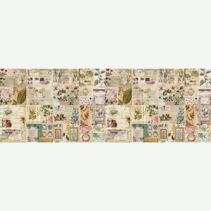 보태니컬 빈티지 하프린넨 커트지 140cm x 49cm (EYPD-D36) (개)