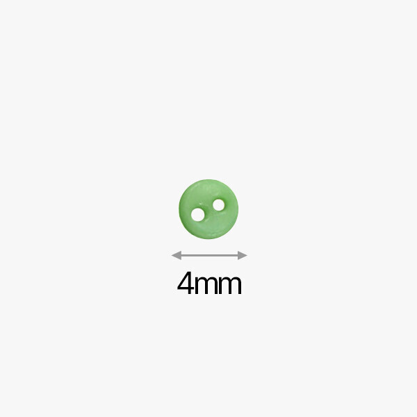 퀼트의시작은? 엔조이퀼트와 함께,플라스틱 원형 미니 단추 4mm 100개 SET - 멀티
