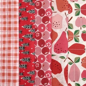 [원단패키지] 코튼스틸 5008 프린트 5종 - 45cm x 26cm USH5008 (set)