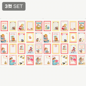 DTP 키티캣 하프린넨 커트지 140cm x 80cm - 3컷 1세트 (개)