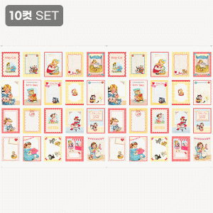 DTP 키티캣 하프린넨 커트지 140cm x 80cm - 10컷 1세트 (개)