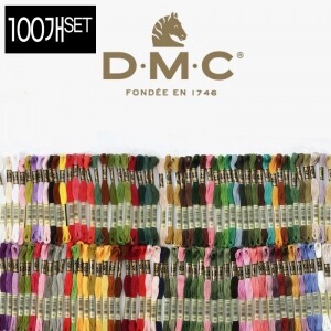 [DMC] 25번 자수실 - 인기 100종 세트 (프랑스자수실 십자수실) (개)