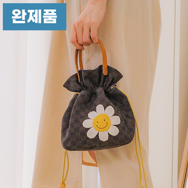 [바이핸즈] 퀼트완제품 가방 - 스마일 어게인 조리개 가방