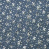 (가등록)[유와] 스몰 부케 셔팅 프린트원단 - 블루 (1/4yd) 339064-E (개)