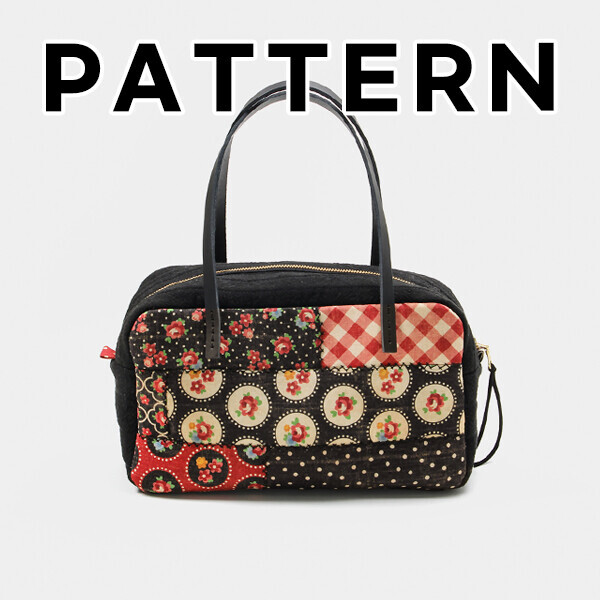 [바이핸즈] 퀼트도안 - 앤틱플라워 토트백