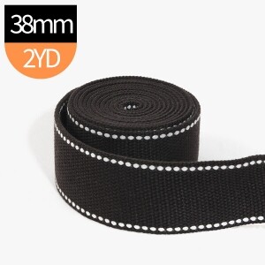 [퀼트부자재] 스티치 웨빙끈 38mm (2YD) - 밤색 (개)