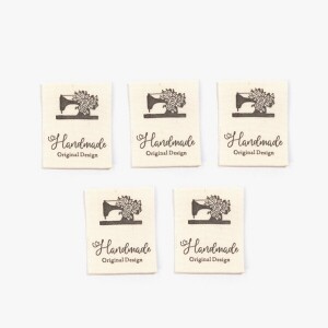 로즈미싱 면 라벨 5개 SET (set)