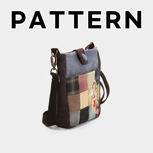 [바이핸즈] 퀼트도안 - 감성체크 숄더백