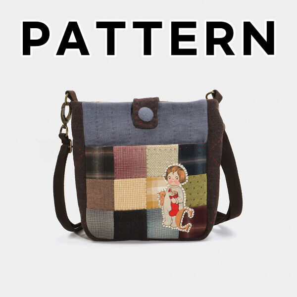 [바이핸즈] 퀼트도안 - 감성체크 숄더백