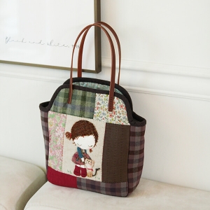 [바이핸즈] 퀼트패키지 가방 - 마이펫 토트백 (개)