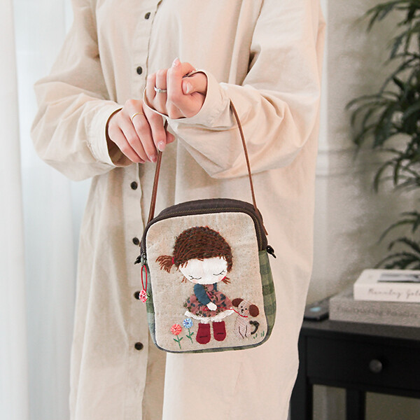 [바이핸즈] 퀼트패키지 가방 - 마이펫 미니가방 (개)