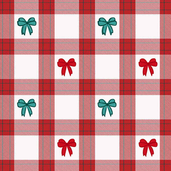 DTP 코튼 리본 타탄 체크 원단 (EYPD-D82)