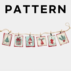 [바이핸즈] 퀼트도안 - 크리스마스 스탬프 리스 (개)