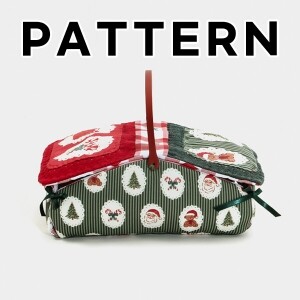 [바이핸즈] 퀼트도안 - 크리스마스 캔디 바스켓 (개)