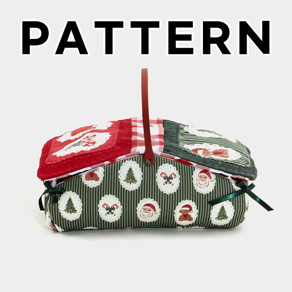 [바이핸즈] 퀼트도안 - 크리스마스 캔디 바스켓