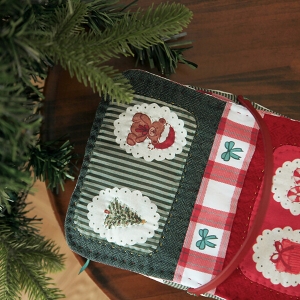 [바이핸즈] 퀼트패키지 소품 - 크리스마스 캔디 바스켓 (개)