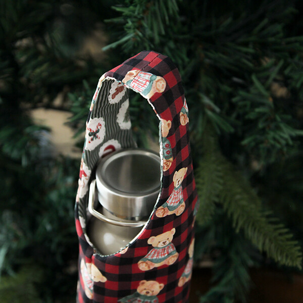 [바이핸즈] 퀼트패키지 퀼트패키지 가방 - 베어체크 텀블러백