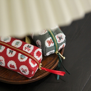 [바이핸즈] 퀼트패키지 소품 - 크리스마스 파우치 2개 세트 (개)