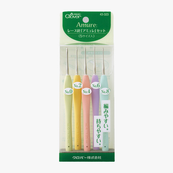 [크로바] 아뮤레 레이스용 코바늘 세트 43-323