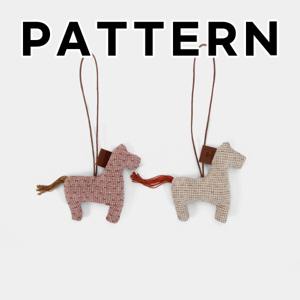 [바이핸즈] 퀼트도안 - 말이오 키링 (2개세트)