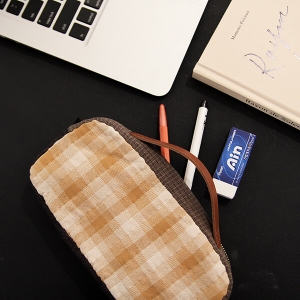 [바이핸즈] 퀼트패키지 소품 - 누빔 베어 핸들 파우치 (개)