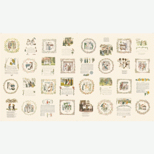 바이핸즈 EYPD-D88 케이트 그린어웨이 플라워 리스 하프린넨 커트지 원단 140cm x 80cm 20수 (개)