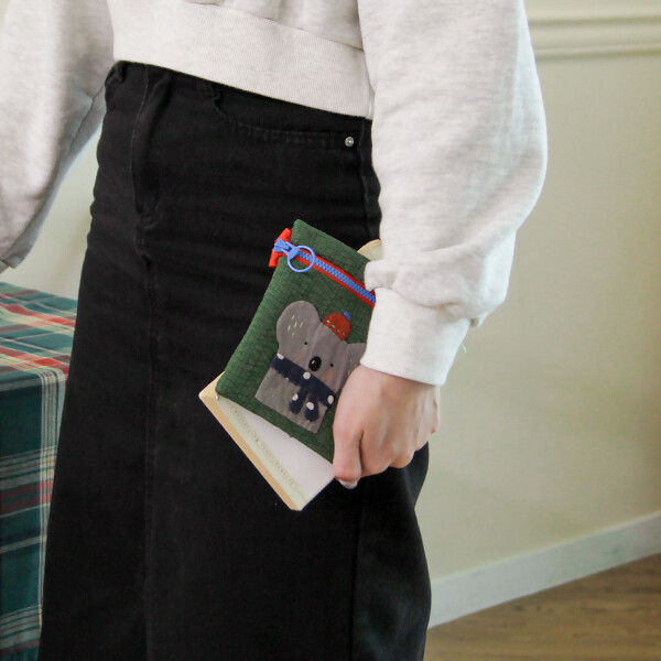 [바이핸즈] 퀼트패키지 소품 - 코알라 납작 파우치